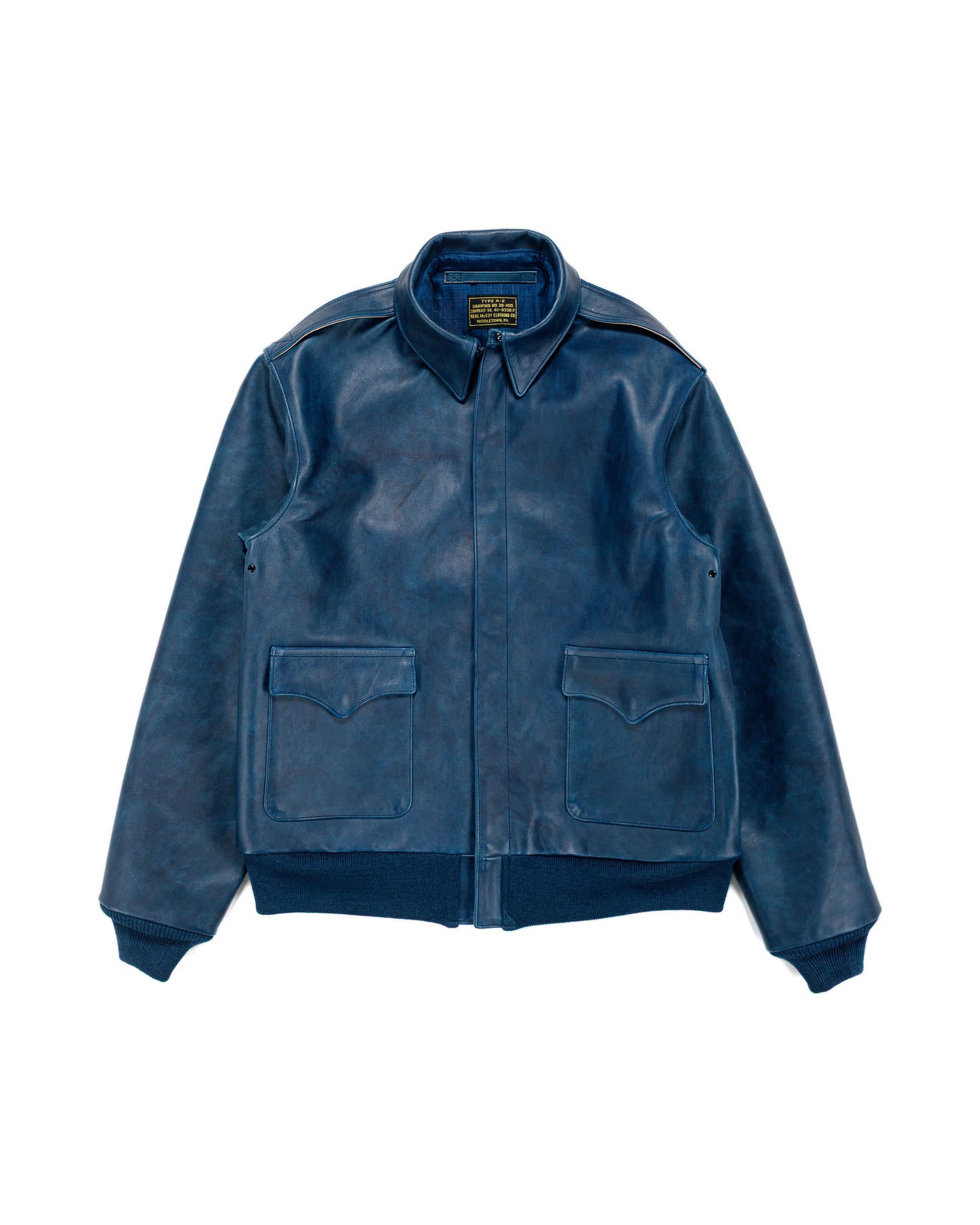 lost & found The Real McCoy's The Real McCoy's MJ23101 Type A-2 / Indigo Dyed Indigo