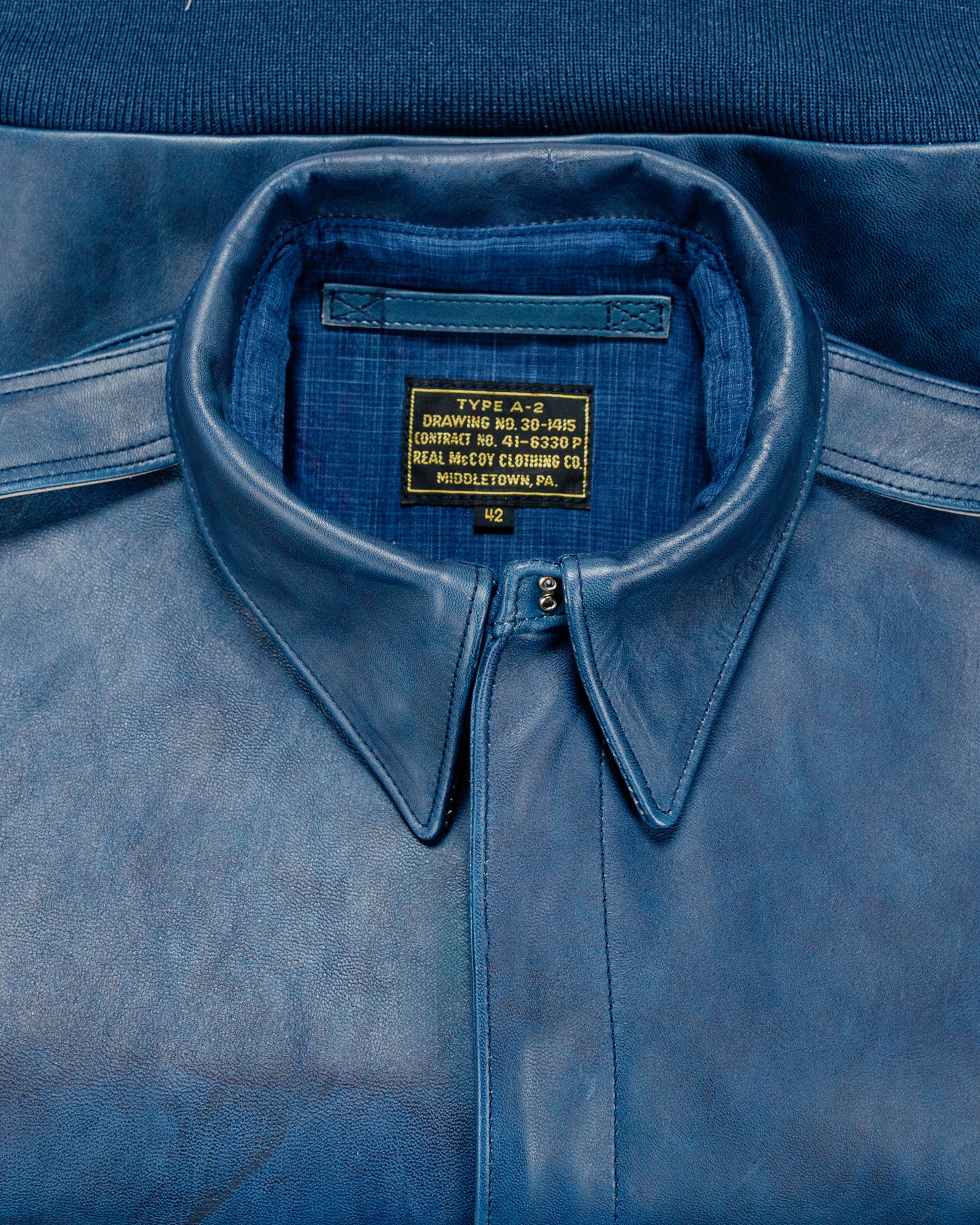 lost & found The Real McCoy's The Real McCoy's MJ23101 Type A-2 / Indigo Dyed Indigo