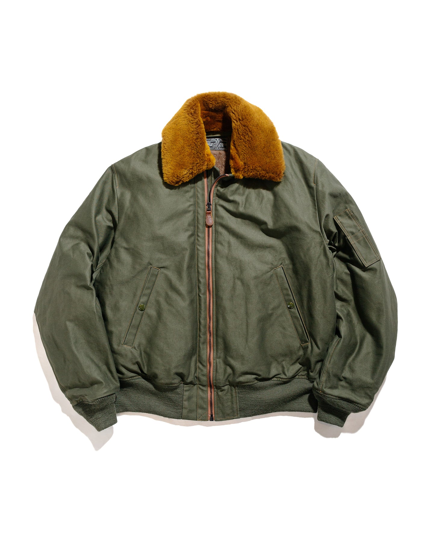 lost & found The Real McCoy's The Real McCoy's MJ23109 Type B-15 Real McCoy Mfg. Co. Olive