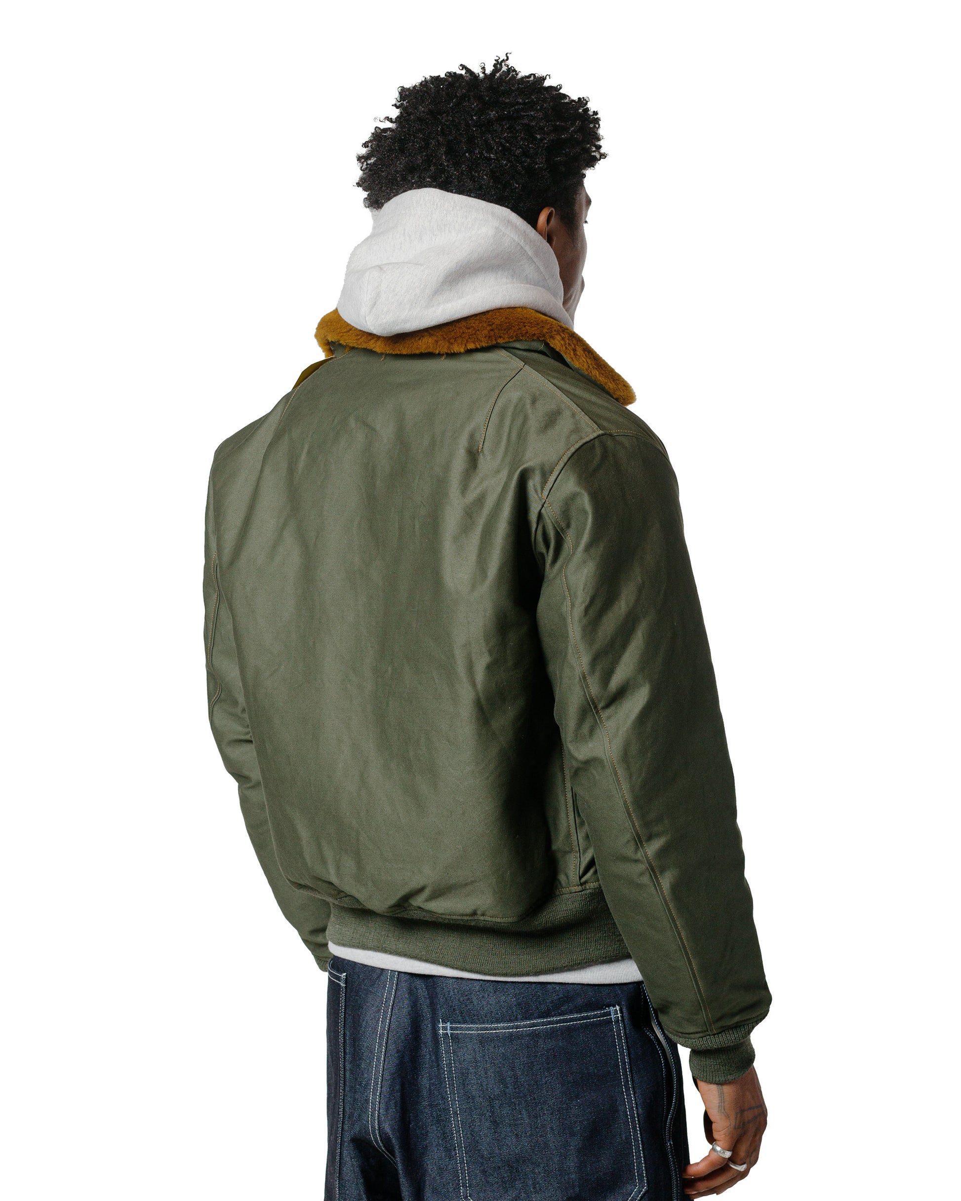 lost & found The Real McCoy's The Real McCoy's MJ23109 Type B-15 Real McCoy Mfg. Co. Olive