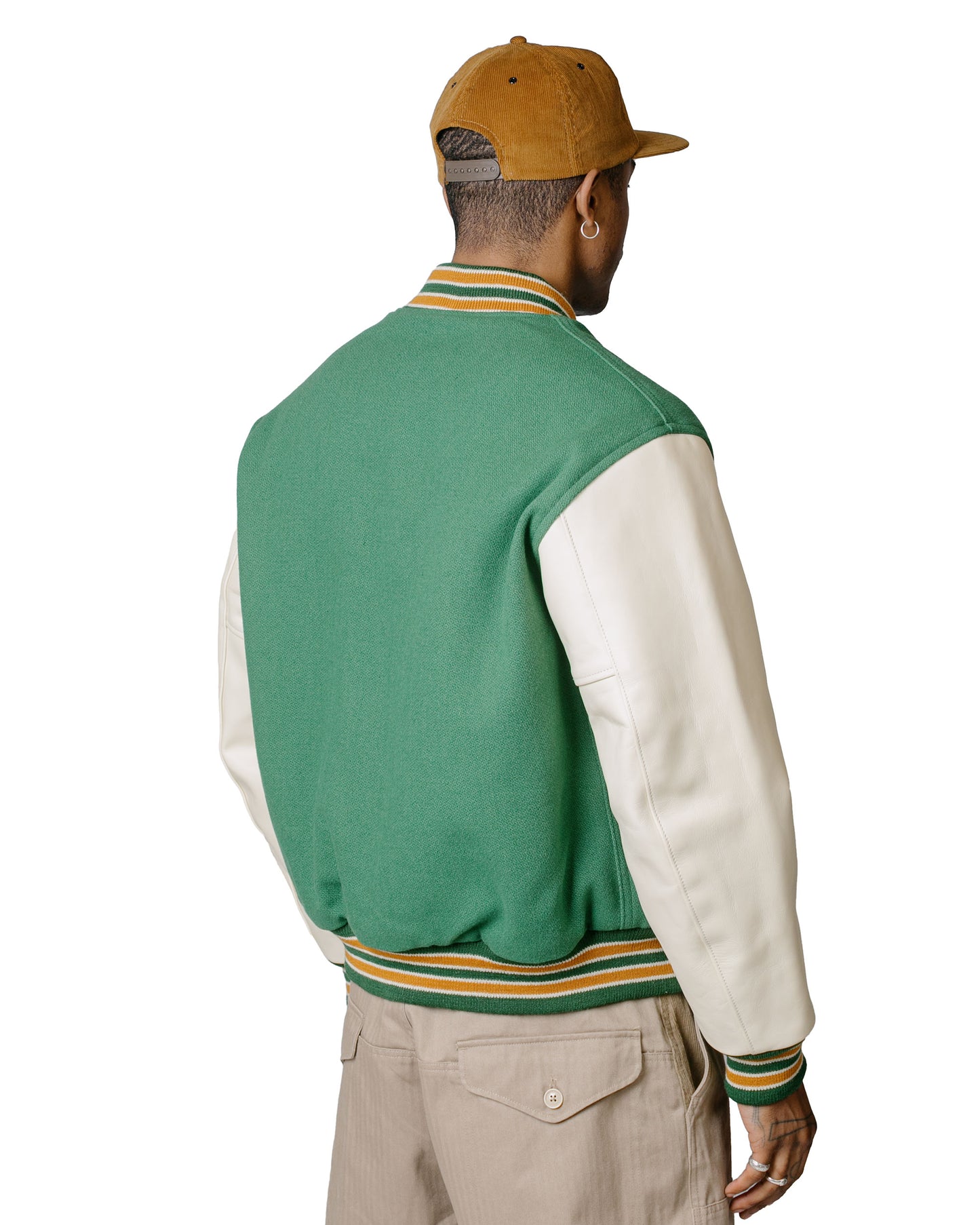 lost & found The Real McCoy's The Real McCoy's MJ23120 Wool Varsity Jacket Shamrock