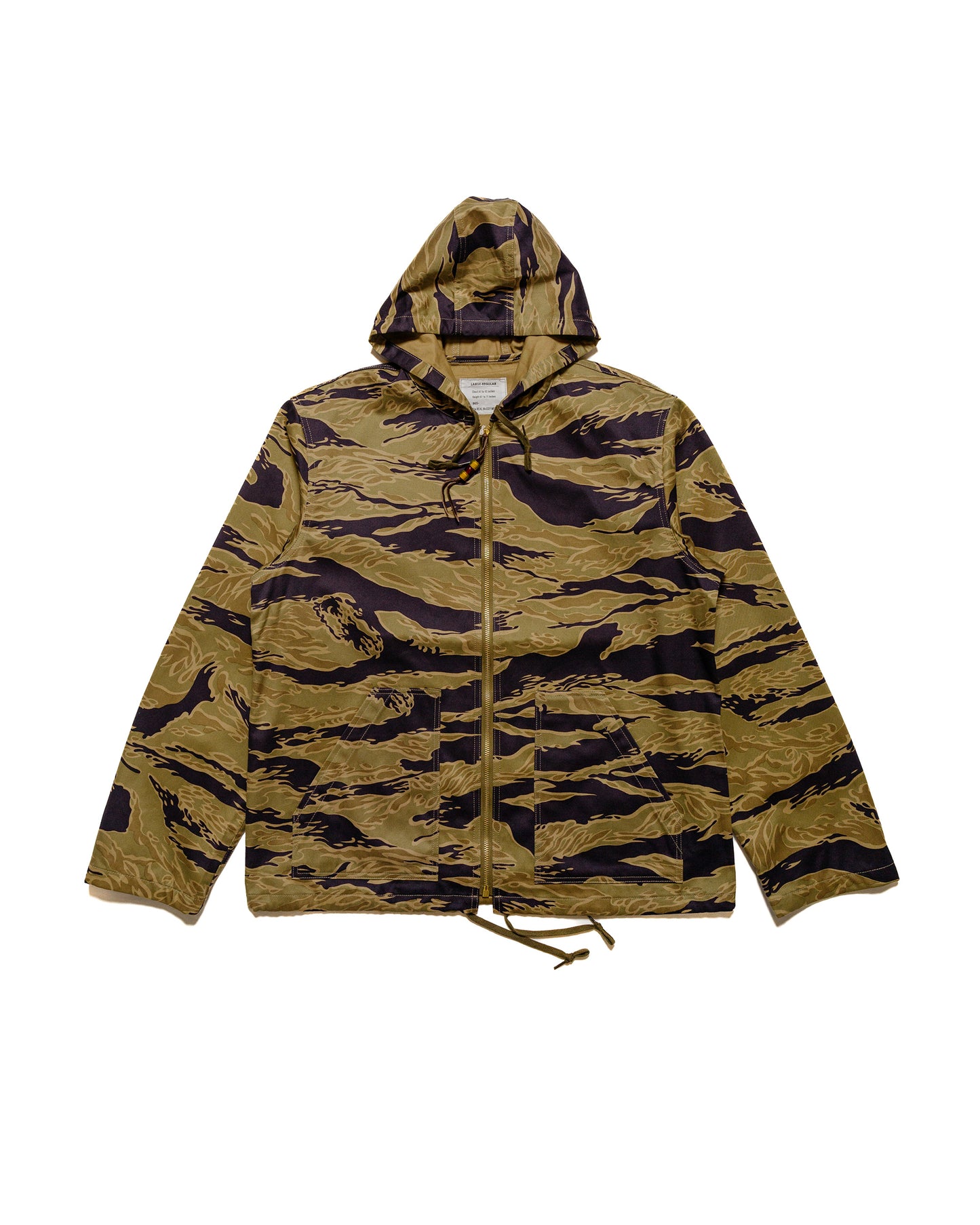 The Real McCoy's MJ24004 Tiger Camouflage Parka  Advisor Khaki