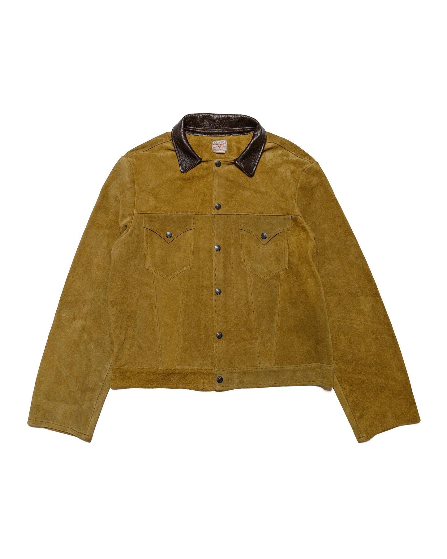 lost & found The Real McCoy's The Real McCoy's MJ24007 Rough Out Leather Western Jacket Brown