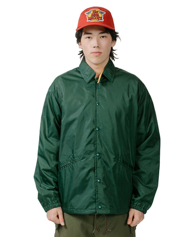 The Real McCoy's MJ24010 Nylon Cotton Lined Coach Jacket Forest