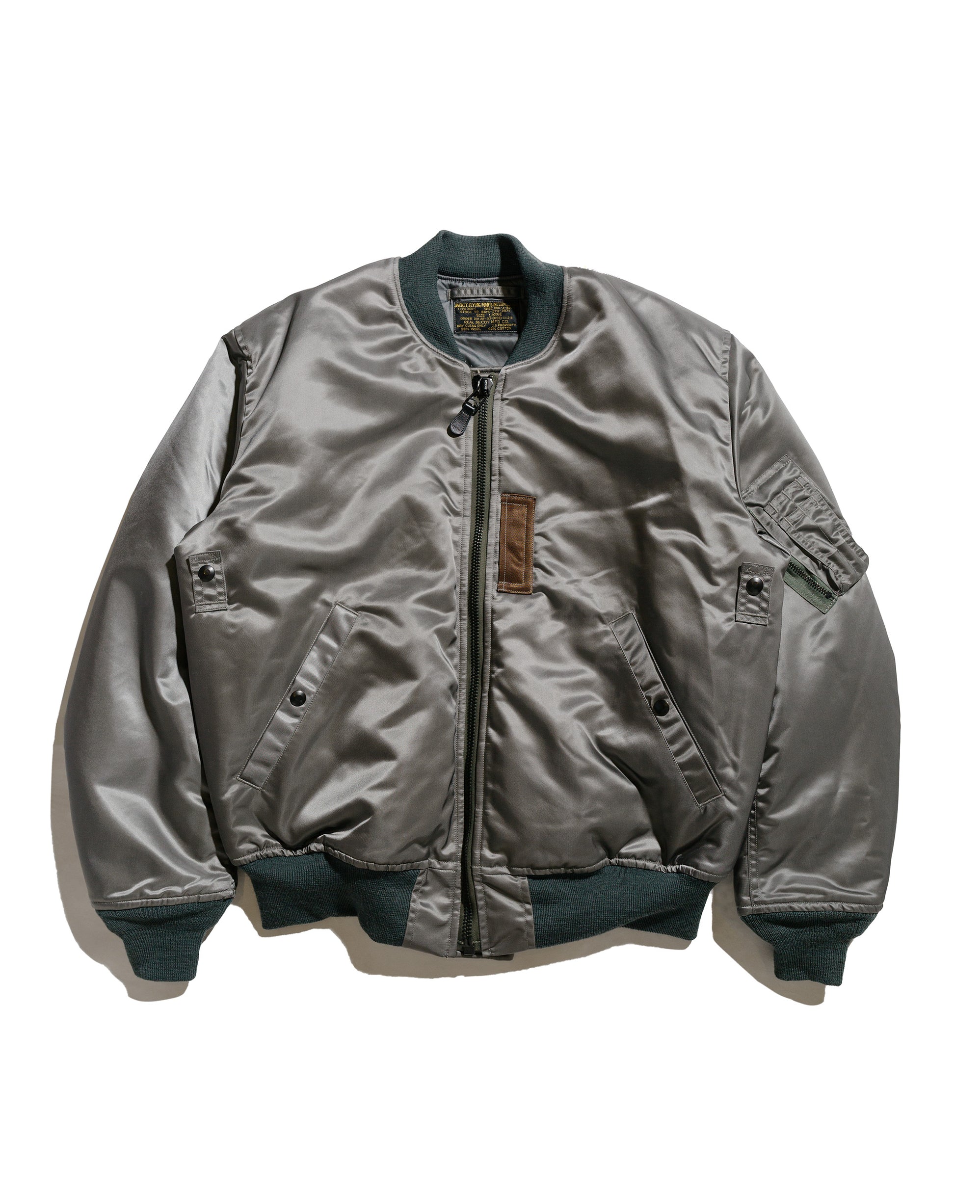 lost & found The Real McCoy's The Real McCoy's MJ24102 Type MA-1 Real McCoy Mfg. Co. / J-8279 Silver Gray