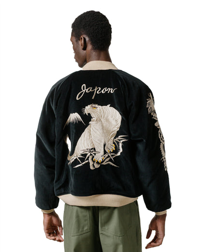 lost & found The Real McCoy's The Real McCoy's MJ24103 Souvenir Suka Jacket / Tiger And Eagle Black