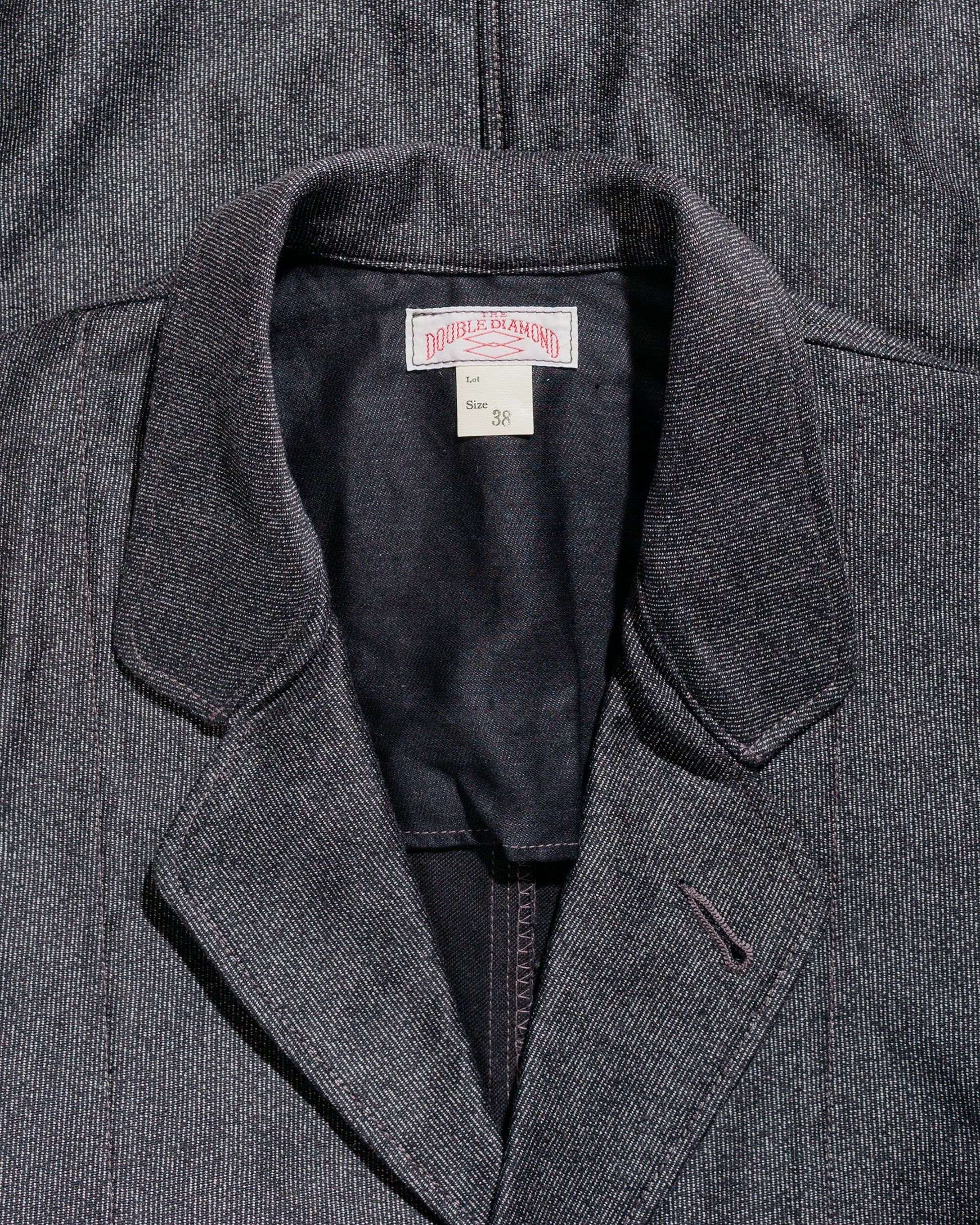 lost & found The Real McCoy's The Real McCoy's MJ24108 Double Diamond Sack Coat / Printed Moleskin Salt & Pepper
