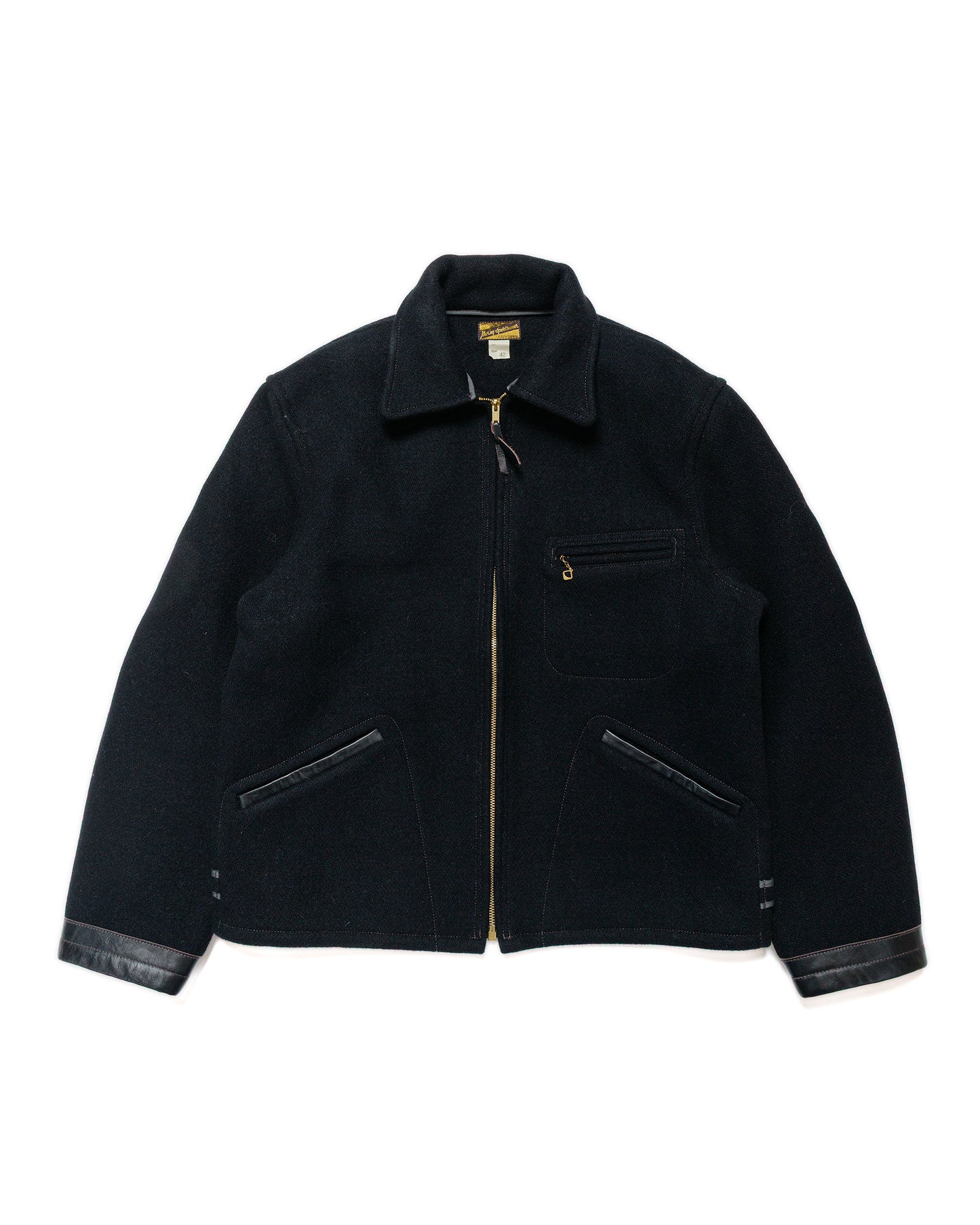 lost & found The Real McCoy's The Real McCoy's MJ25111 Wool Field Sports Jacket Black