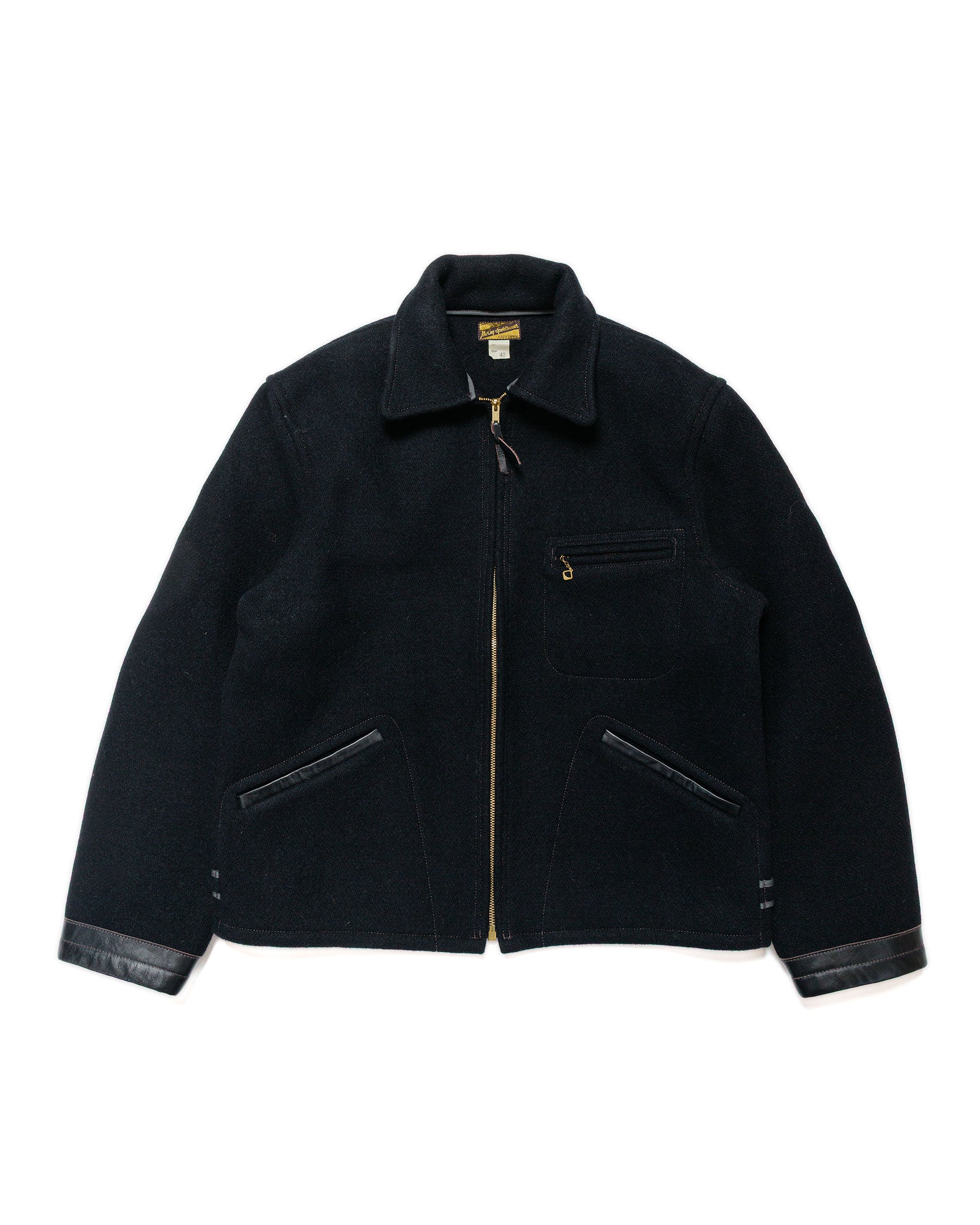 lost & found The Real McCoy's The Real McCoy's MJ25111 Wool Field Sports Jacket Black