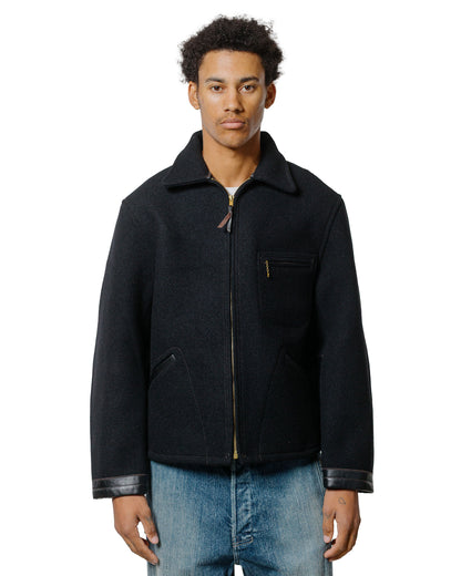 lost & found The Real McCoy's The Real McCoy's MJ25111 Wool Field Sports Jacket Black