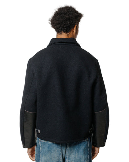 lost & found The Real McCoy's The Real McCoy's MJ25111 Wool Field Sports Jacket Black