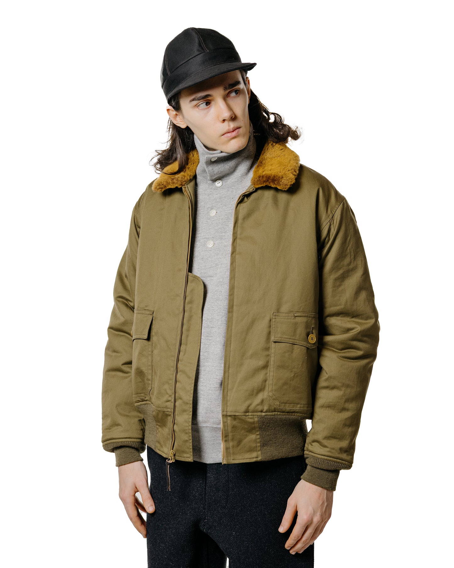 lost & found The Real McCoy's The Real McCoy's MJ25117 Type B-10 Real McCoy MFG.Co Olive
