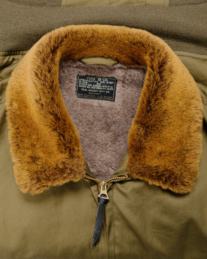 lost & found The Real McCoy's The Real McCoy's MJ25117 Type B-10 Real McCoy MFG.Co Olive
