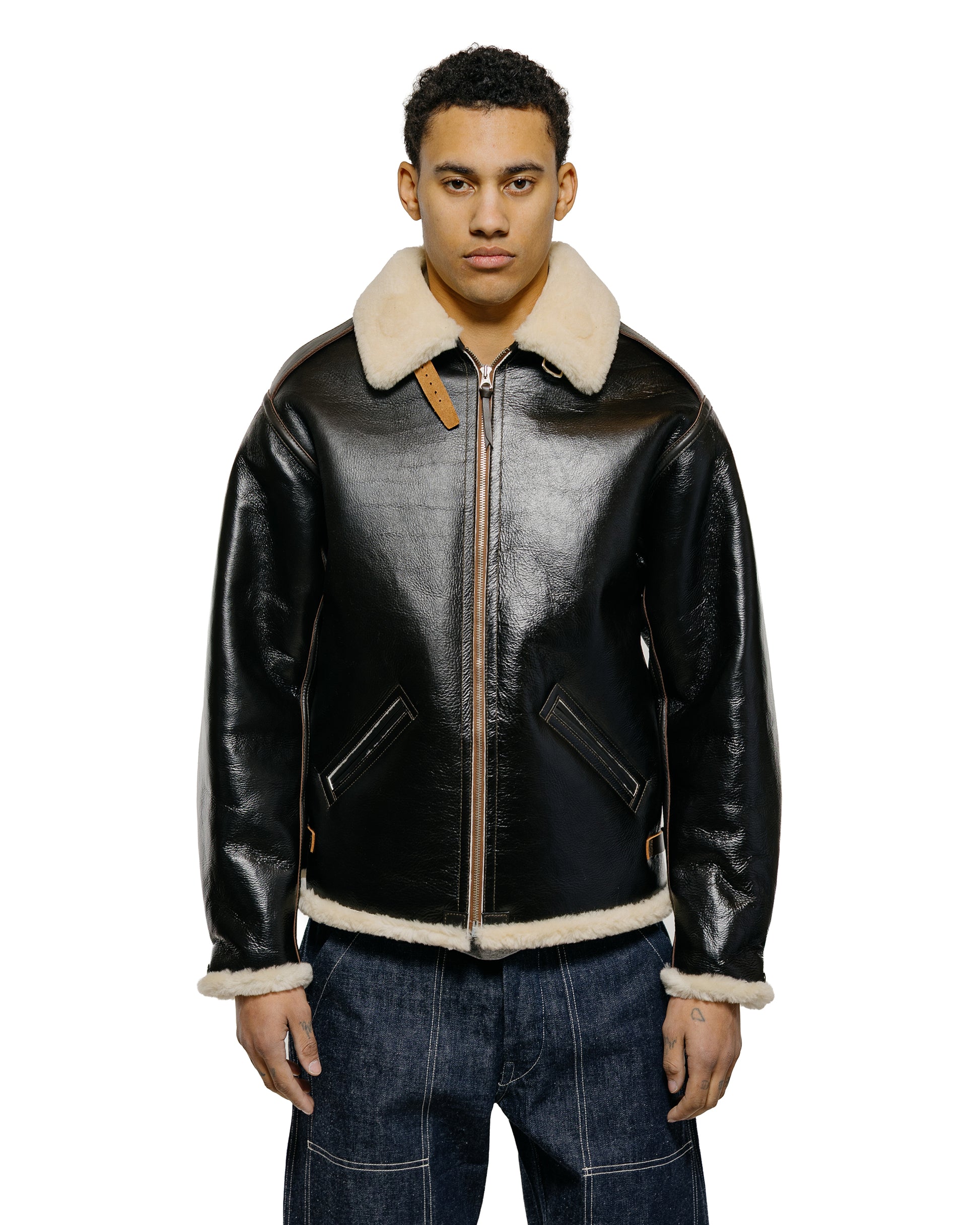 lost & found The Real McCoy's The Real McCoy's MJ25121 Type B-6 Real McCoy MFG.Co Seal Brown