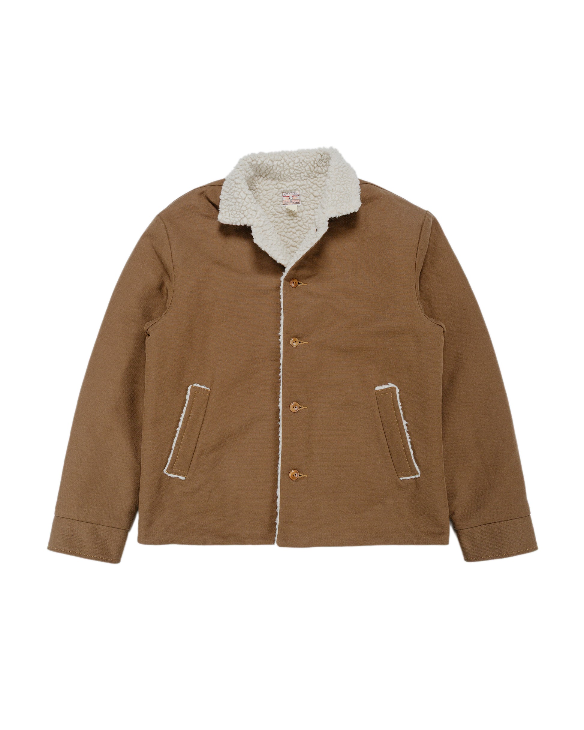 lost & found The Real McCoy's The Real McCoy's MJ25125 Moleskin Ranch Coat Brown