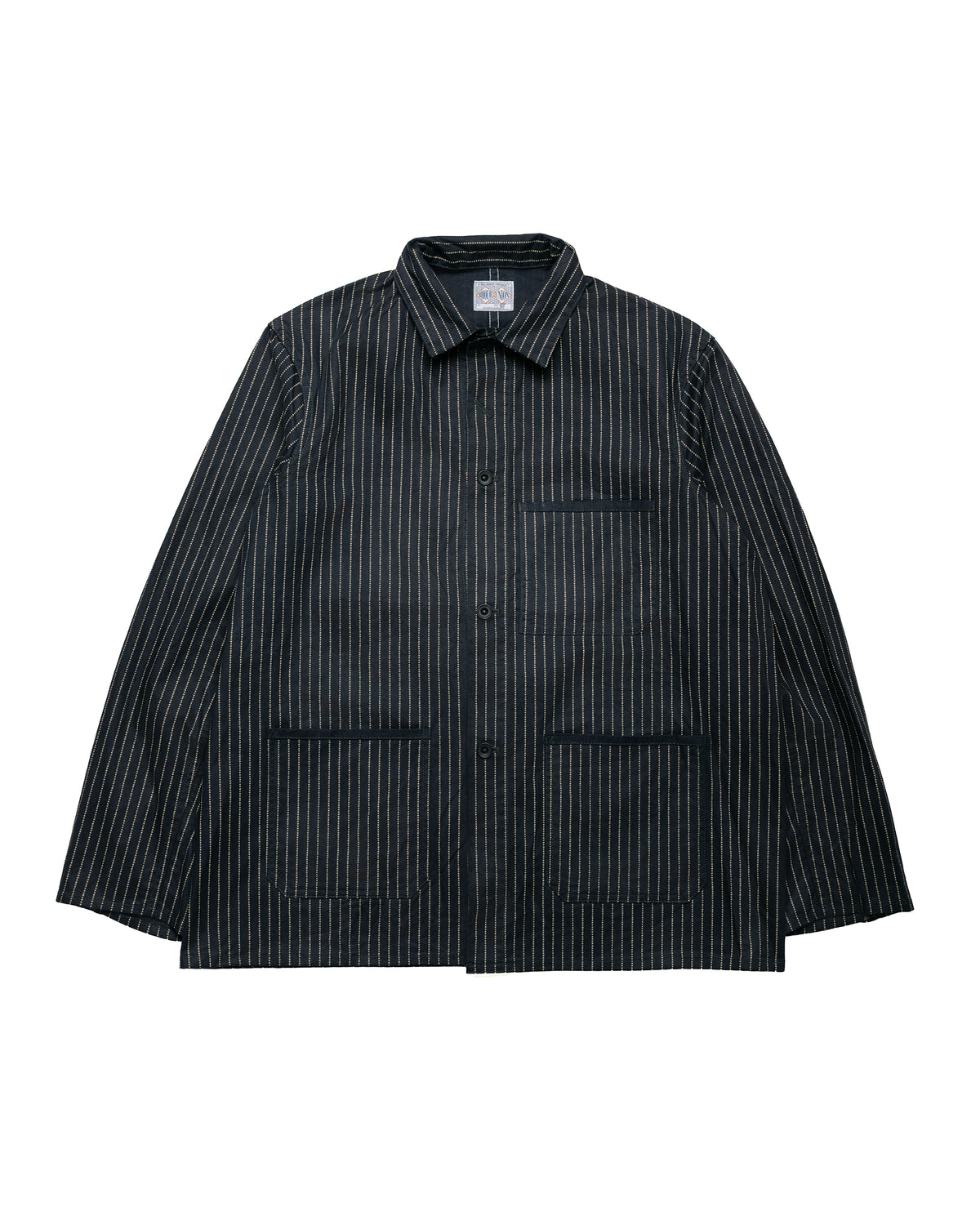 The Real McCoy's MJ26010 Black Wabash Chore Coat Black
