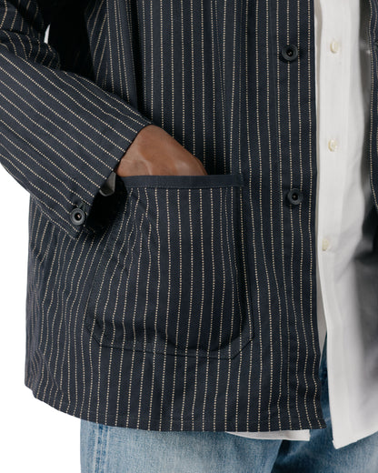 The Real McCoy's MJ26010 Black Wabash Chore Coat Black