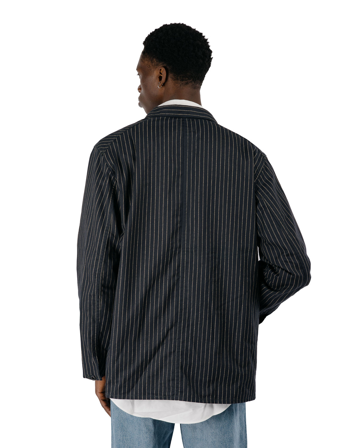 The Real McCoy's MJ26010 Black Wabash Chore Coat Black