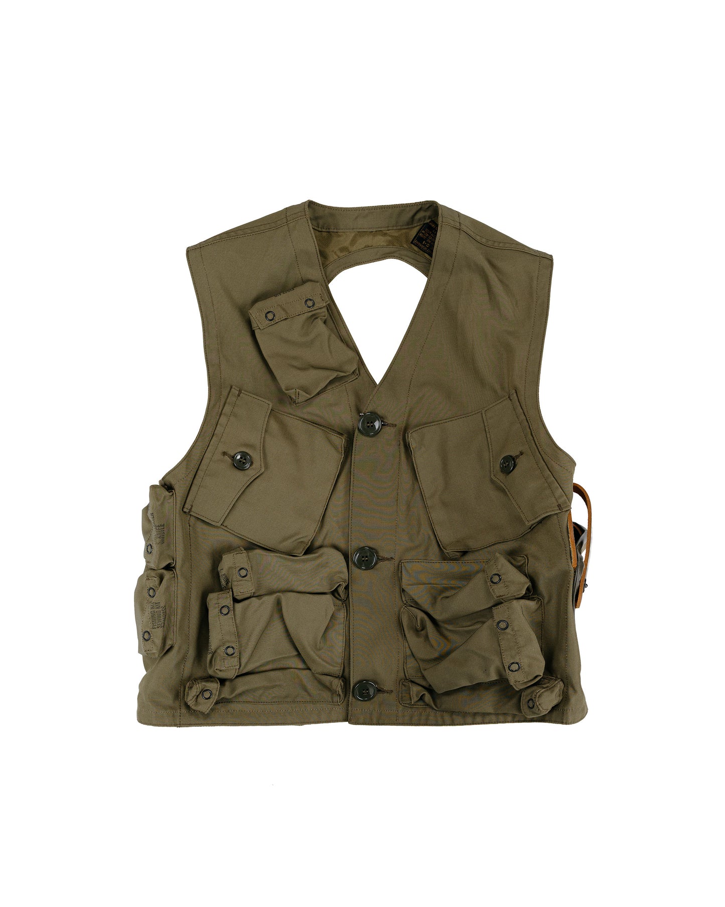 lost & found The Real McCoy's The Real McCoy's MJ26015 Type C-1 Vest, Emergency Sustenance Vest Olive