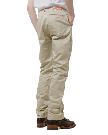 lost & found The Real McCoy's The Real McCoy's MP19010 Blue Seal Chino Trousers Beige