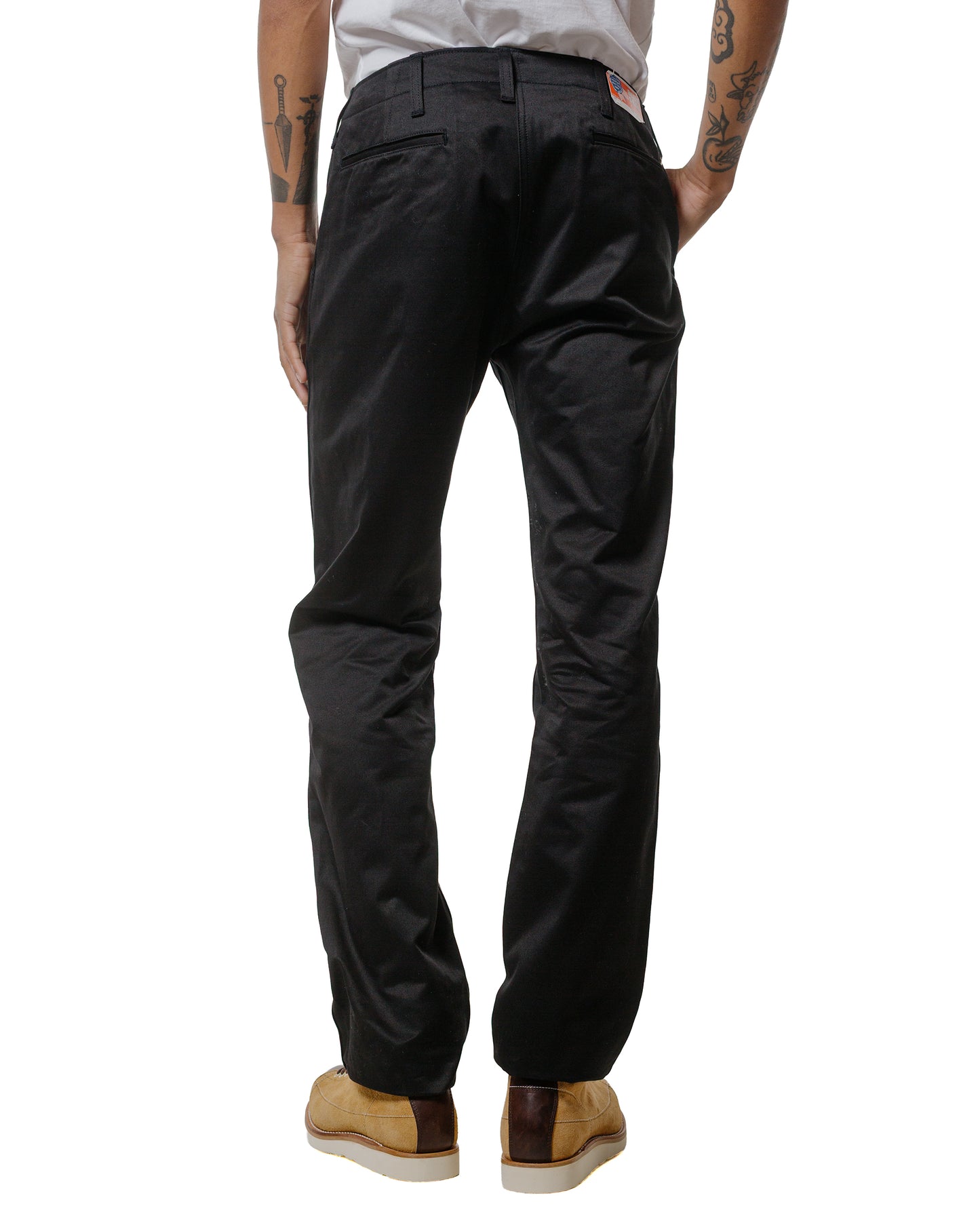 lost & found The Real McCoy's The Real McCoy's MP19010 Blue Seal Chino Trousers Black