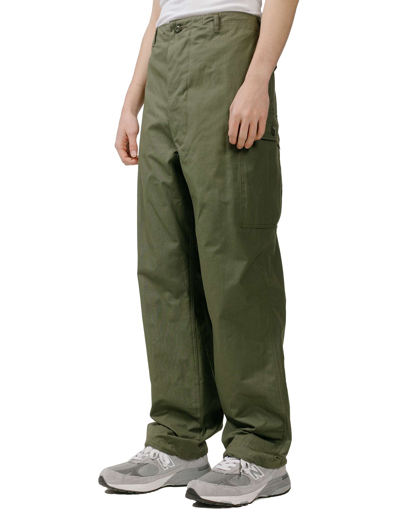 lost & found The Real McCoy's The Real McCoy's MP22004 Trousers, Man's, Combat, Tropical (Model 220) Olive