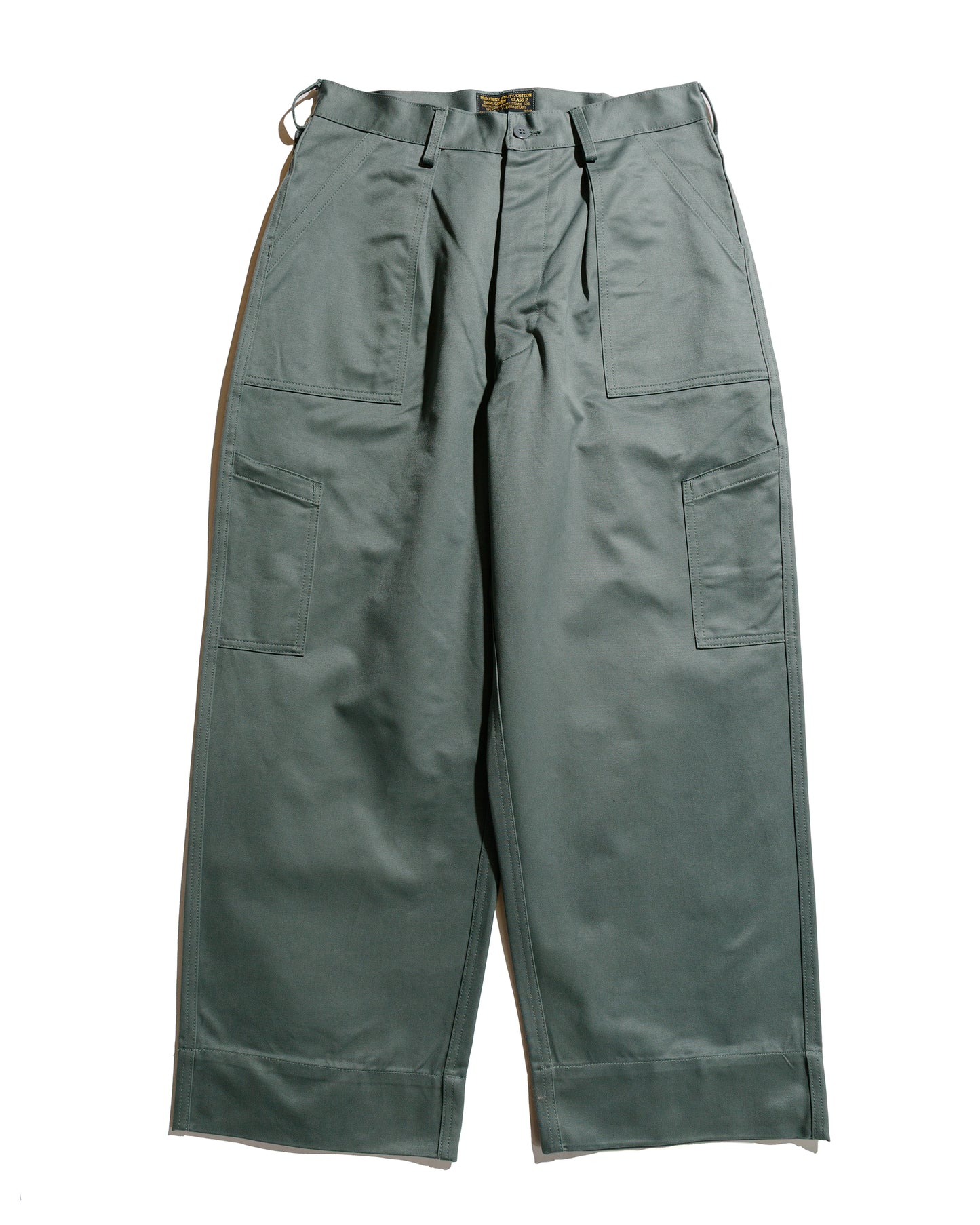lost & found The Real McCoy's The Real McCoy's MP22103 Trousers, Utility, Cotton / USAF Sage Green