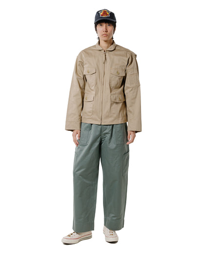 lost & found The Real McCoy's The Real McCoy's MP22103 Trousers, Utility, Cotton / USAF Sage Green