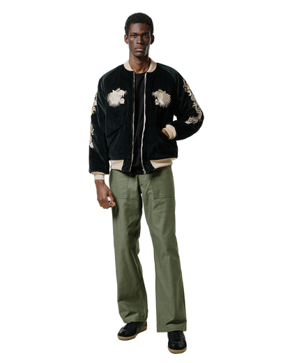 lost & found The Real McCoy's The Real McCoy's MP23003 Trousers, Men's, Cotton Sateen, OG-107 Olive