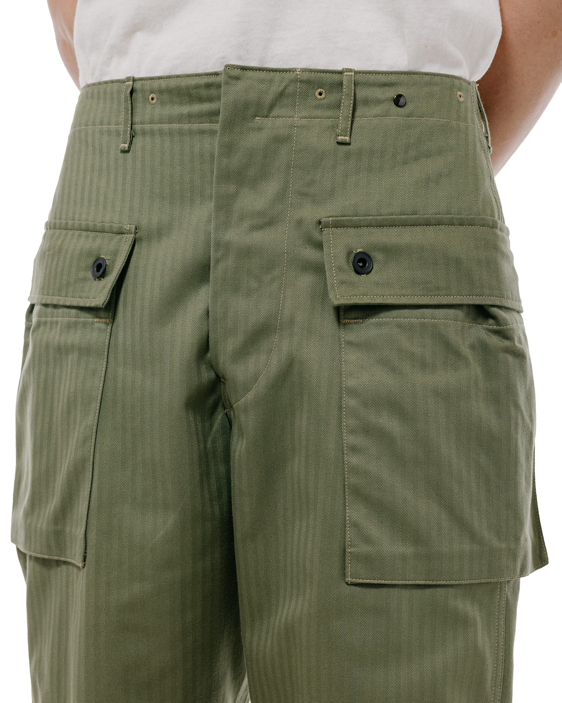 The Real McCoy's MP23006 P-44 Utility Trousers Sage Green