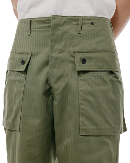 The Real McCoy's MP23006 P-44 Utility Trousers Sage Green