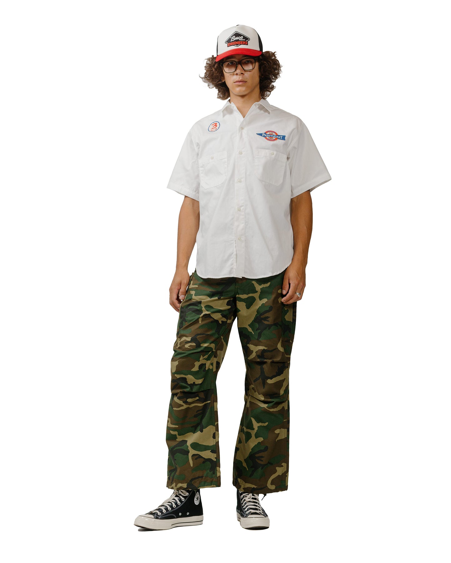 lost & found The Real McCoy's The Real McCoy's MP23101 Trousers, Men's, Field, M-65 / Woodland Olive