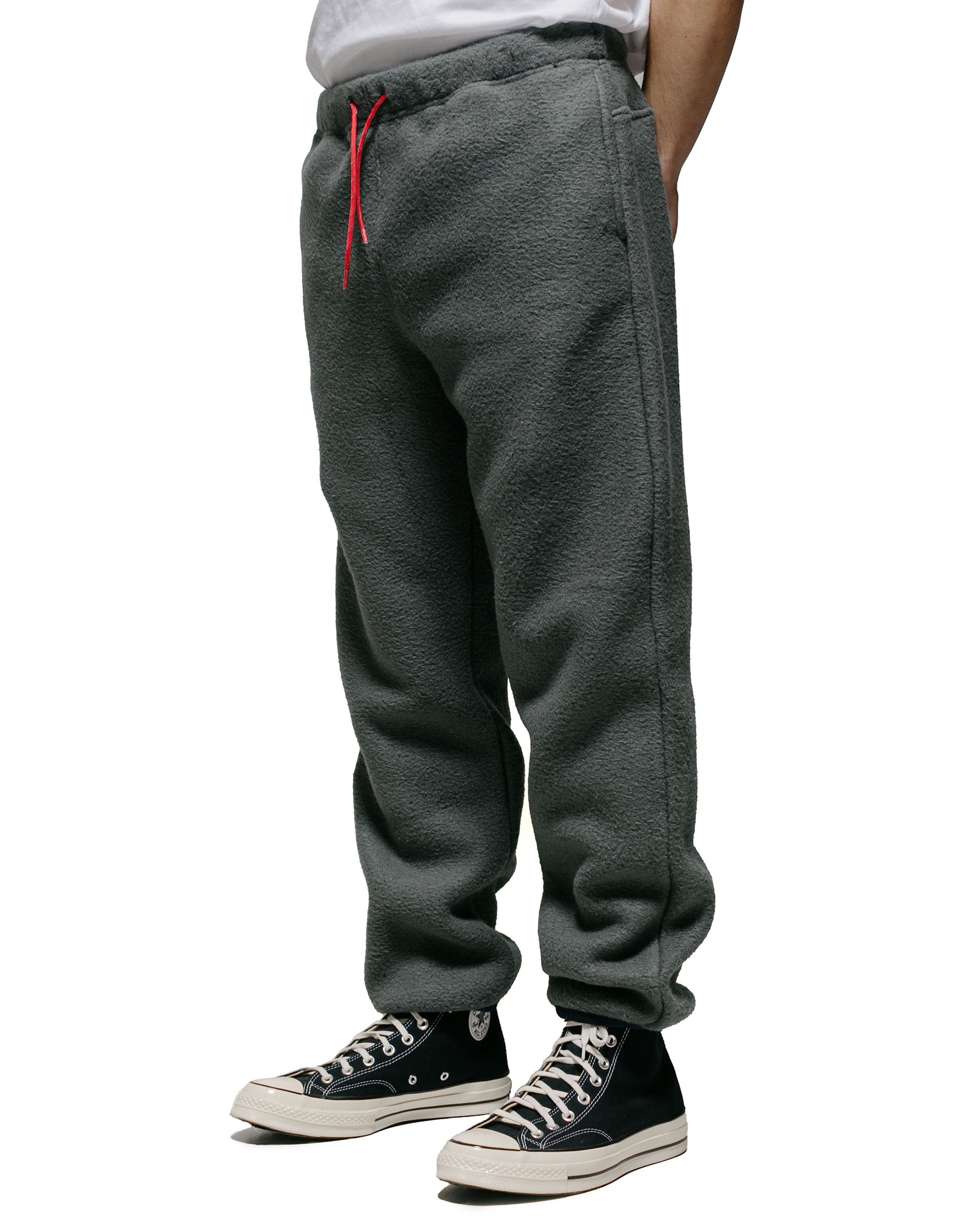 The Real McCoy's MP23105 Fleece Utility Pants Grey model front