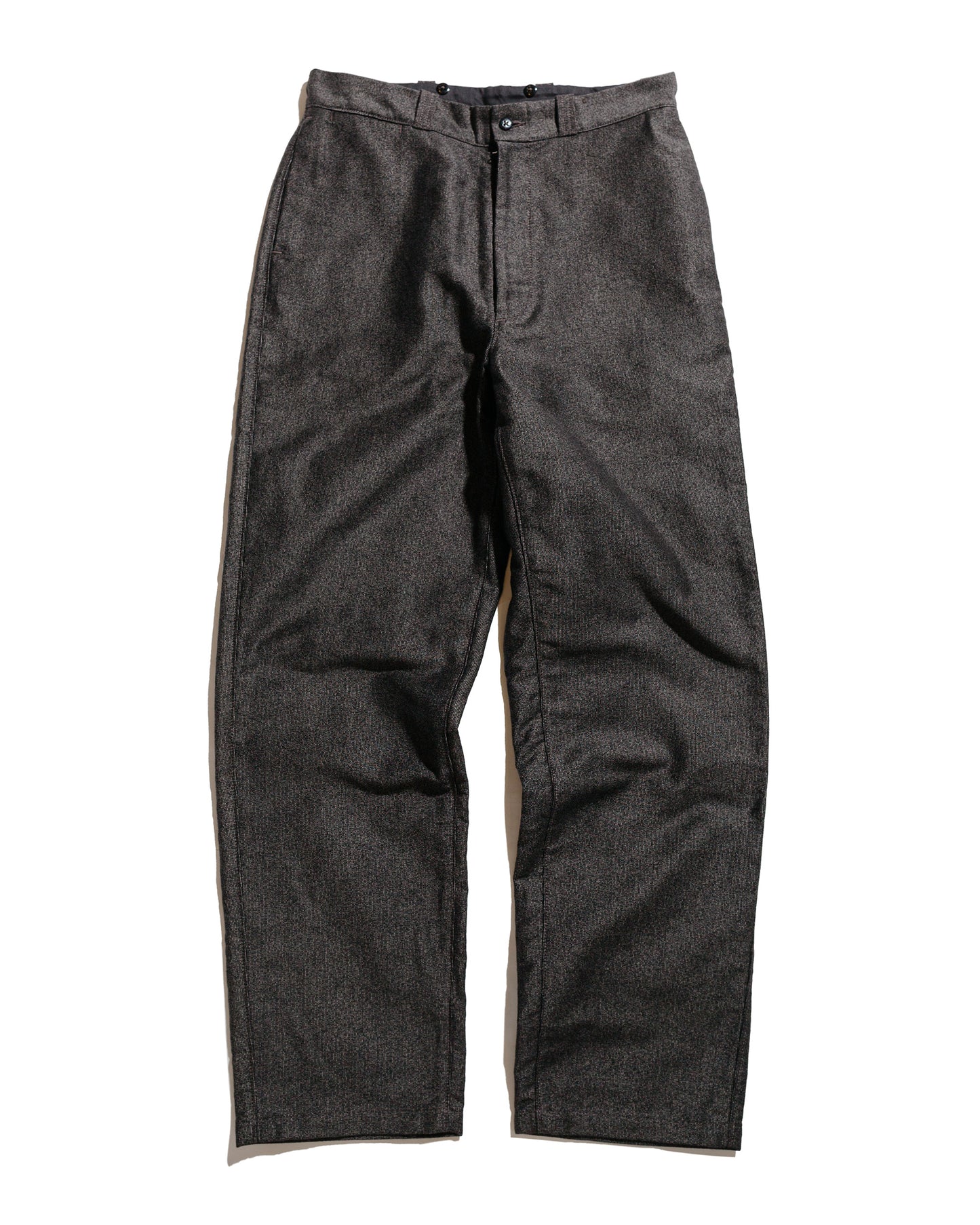 lost & found The Real McCoy's The Real McCoy's MP24101 Double Diamond Trousers / Printed Moleskin Salt & Pepper