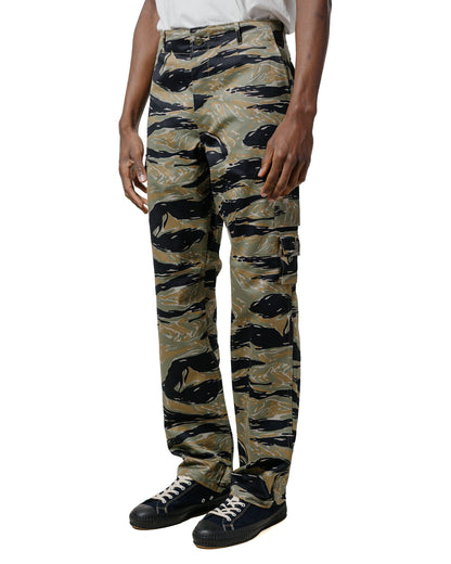 lost & found The Real McCoy's The Real McCoy's MP25003 Tiger Camouflage Trousers / Tadpole Green