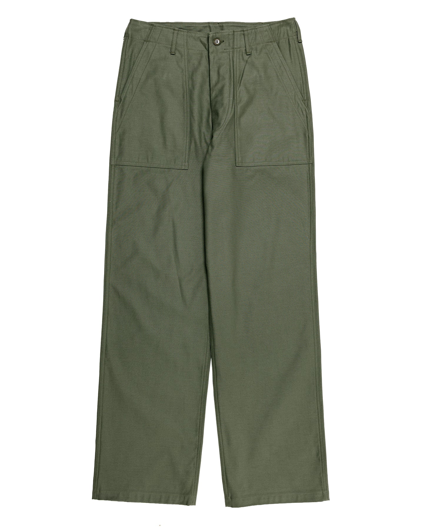 The Real McCoy's MP26005 Trousers, Men's, Cotton Sateen, OG-107 Olive