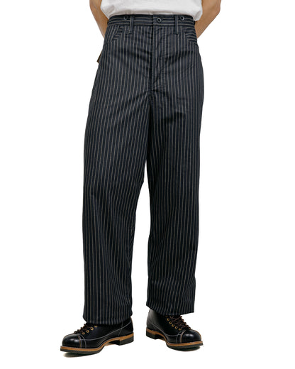 The Real McCoy's MP26011 Black Wabash Work Trousers Black