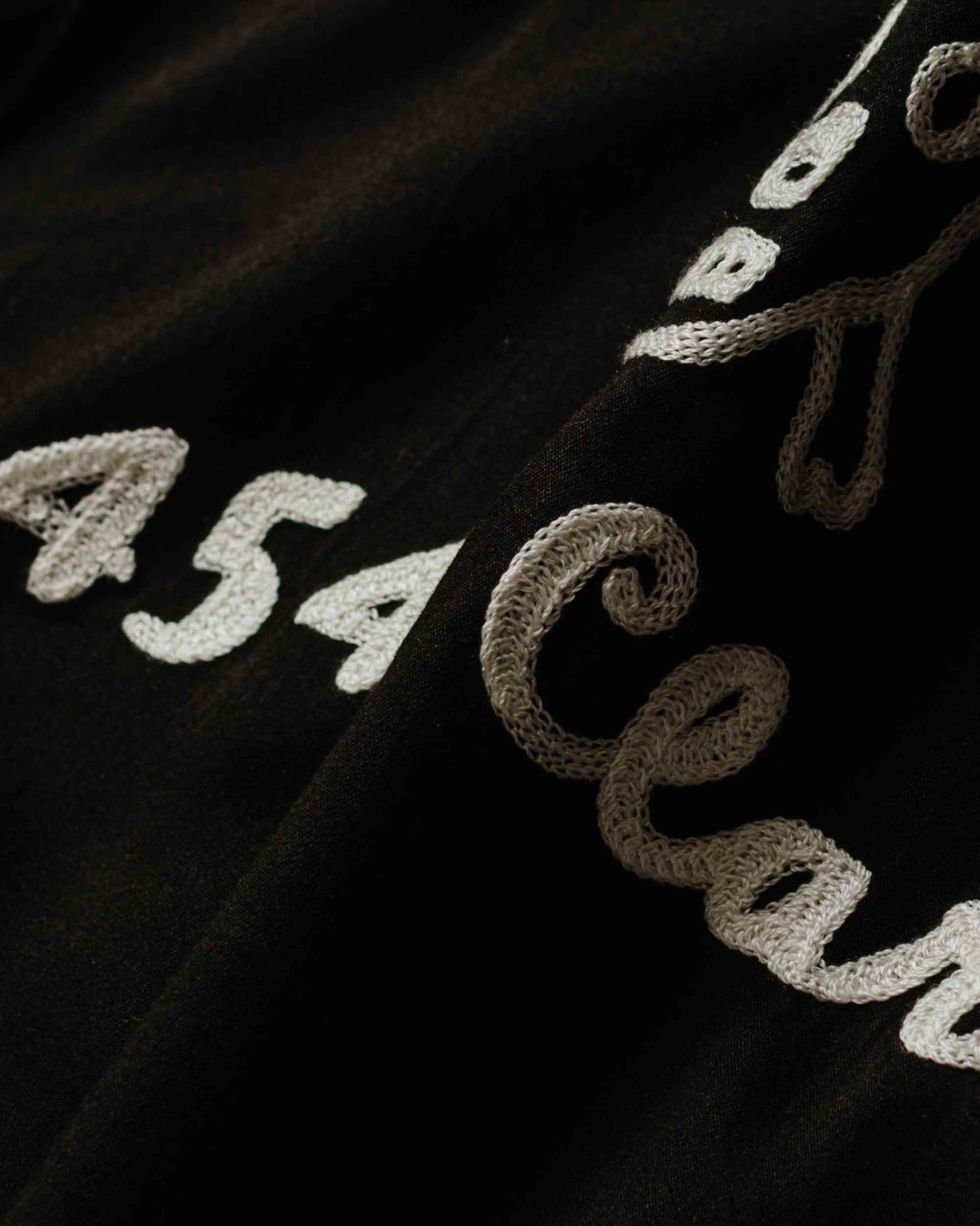 lost & found The Real McCoy's The Real McCoy's MS22002 Rayon Bowling Shirt / Jolly Roger Black