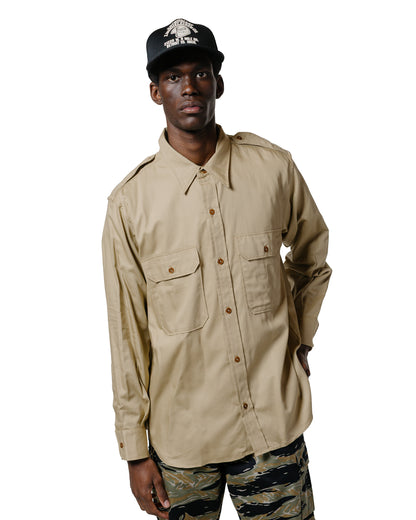 lost & found The Real McCoy's The Real McCoy's MS24001 Khaki Shirt L/S (Modify) Khaki