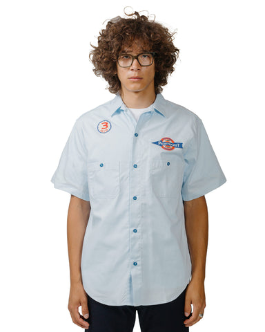 The Real McCoy's MS24005 Cotton Serviceman Shirt  Pawtucket Light Blue