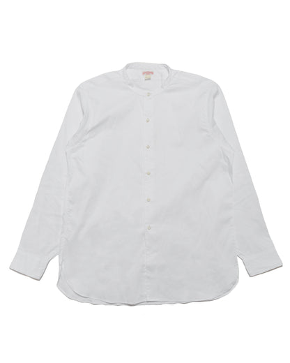 lost & found The Real McCoy's The Real McCoy's MS24103 Double Diamond Band Collar Shirt White