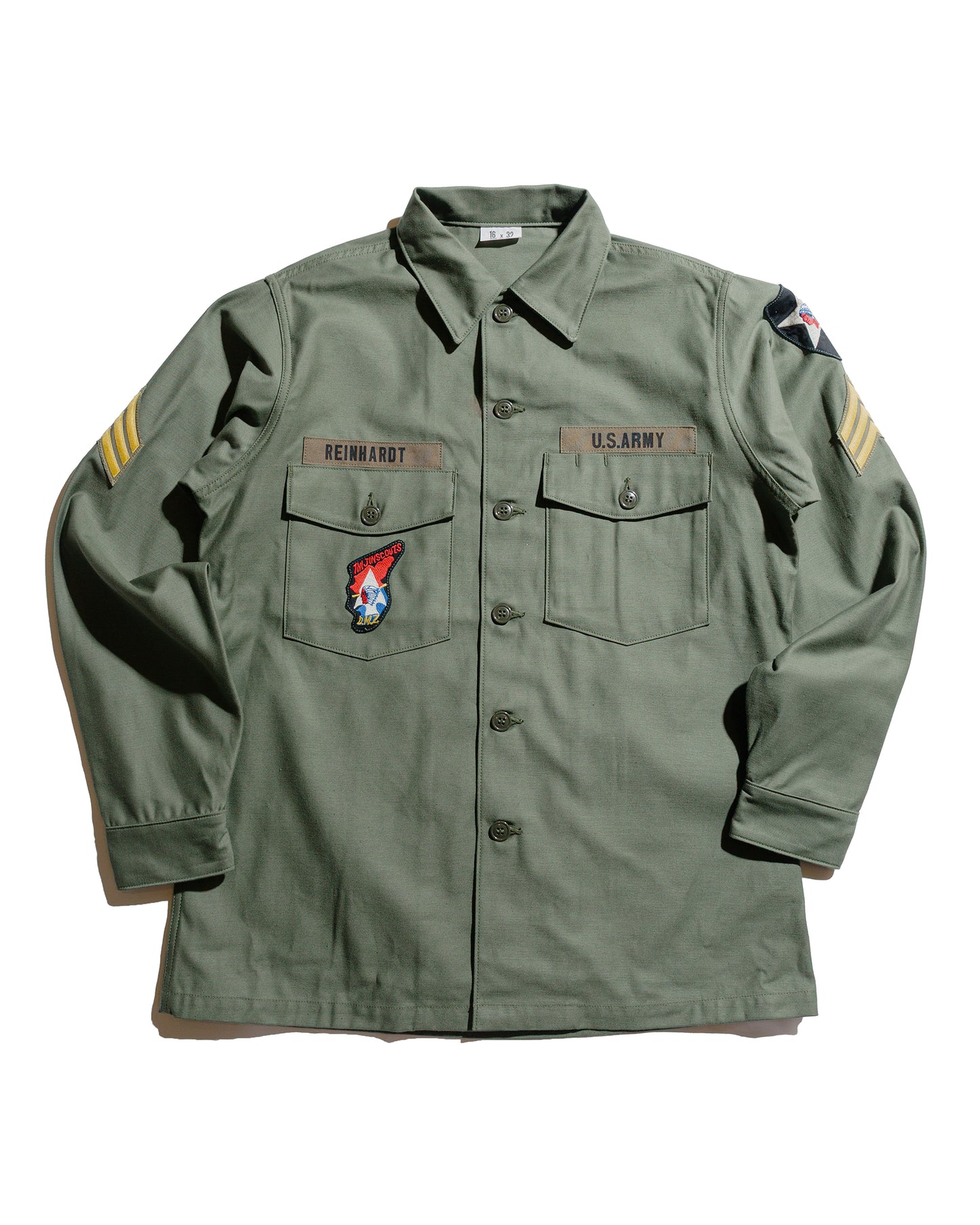 lost & found The Real McCoy's The Real McCoy's MS25002 OG-107 Utility Shirt / Imjin Scouts Olive