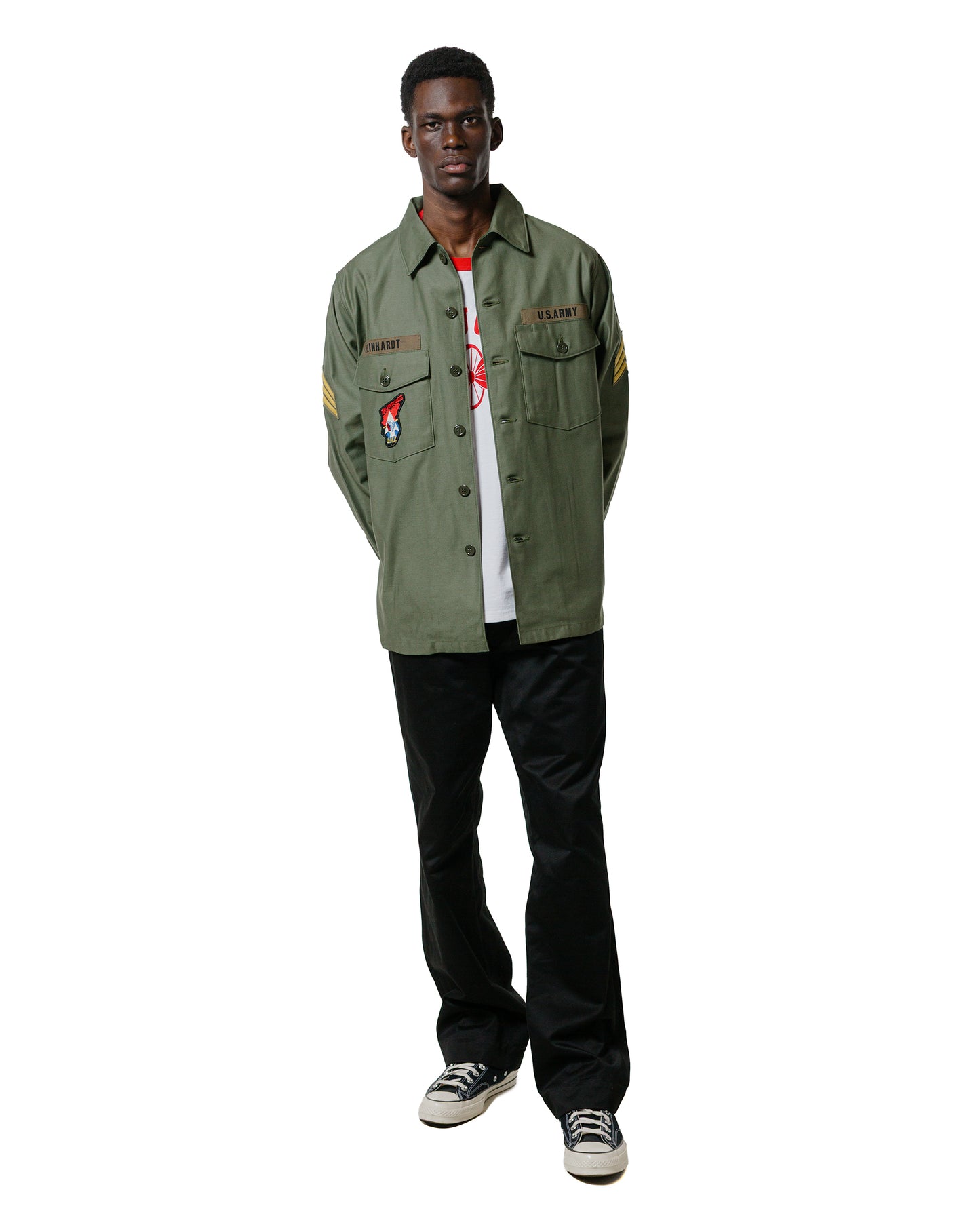 lost & found The Real McCoy's The Real McCoy's MS25002 OG-107 Utility Shirt / Imjin Scouts Olive