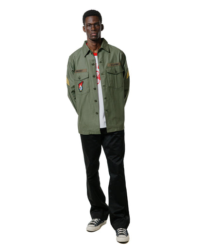 lost & found The Real McCoy's The Real McCoy's MS25002 OG-107 Utility Shirt / Imjin Scouts Olive