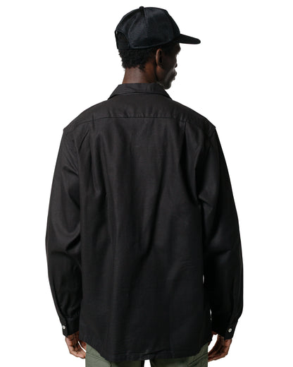 lost & found The Real McCoy's The Real McCoy's MS25010 Joe McCoy Panama Shirt L/S Black