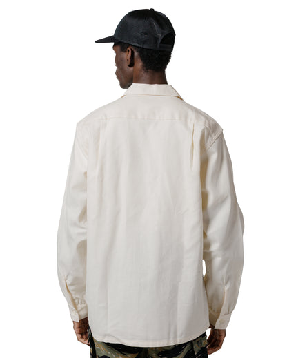 lost & found The Real McCoy's The Real McCoy's MS25010 Joe McCoy Panama Shirt L/S Milk