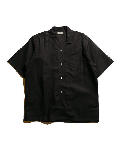 lost & found The Real McCoy's The Real McCoy's MS25011 Joe McCoy Panama Shirt S/S Black