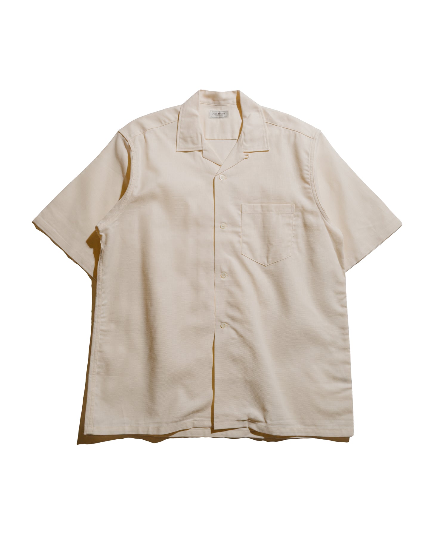 lost & found The Real McCoy's The Real McCoy's MS25011 Joe McCoy Panama Shirt S/S Milk