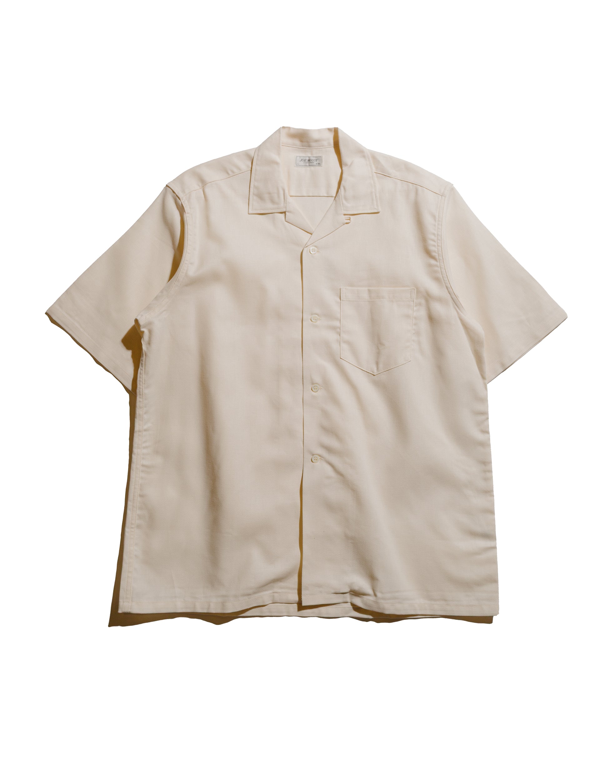 lost & found The Real McCoy's The Real McCoy's MS25011 Joe McCoy Panama Shirt S/S Milk