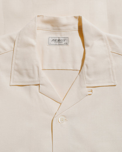 lost & found The Real McCoy's The Real McCoy's MS25011 Joe McCoy Panama Shirt S/S Milk